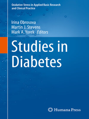 cover image of Studies in Diabetes